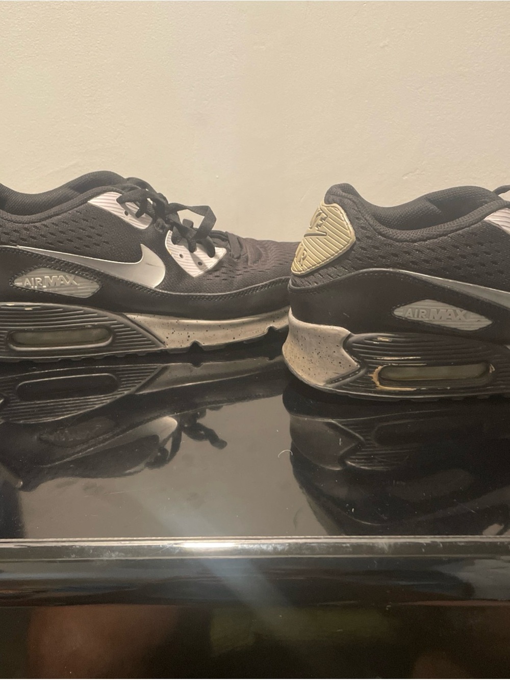 Nike Men’s Air Max 90 Black Size 10.5 - Picture 4 of 8